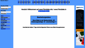 What Filmzitate.info website looked like in 2020 (4 years ago)