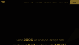 What Fnx-group.com website looked like in 2020 (4 years ago)