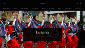 What Fashionship.jp website looked like in 2020 (4 years ago)