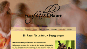 What Feinfuehlraum.de website looked like in 2020 (4 years ago)