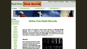 What Findfreedeathrecords.com website looked like in 2020 (4 years ago)