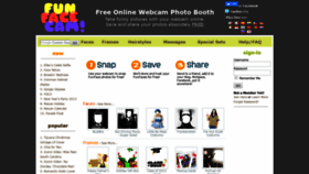 What Funfacecam.com website looked like in 2020 (4 years ago)