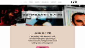 What Feinbergpr.com website looked like in 2020 (4 years ago)