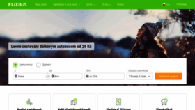 What Flixbus.cz website looked like in 2020 (4 years ago)
