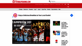 What Futbolperuano.com website looked like in 2020 (4 years ago)