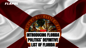 What Floridapolitics.com website looked like in 2020 (4 years ago)
