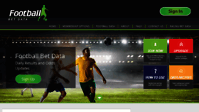 What Football-bet-data.co.uk website looked like in 2020 (4 years ago)