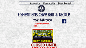 What Fishermanscave.com website looked like in 2020 (4 years ago)