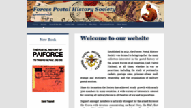 What Forcespostalhistorysociety.org.uk website looked like in 2020 (4 years ago)