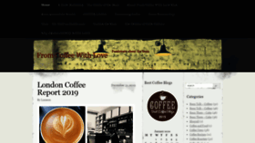 What Fromcoffeewithlove.com website looked like in 2020 (4 years ago)