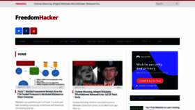 What Freedomhacker.net website looked like in 2020 (4 years ago)