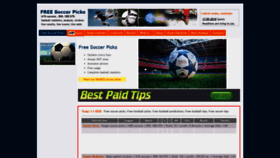 What Free-soccer-picks.com website looked like in 2020 (4 years ago)