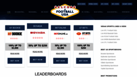 What Footballusa.com website looked like in 2020 (4 years ago)