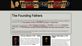 What Foundingfatherquotes.com website looked like in 2020 (4 years ago)
