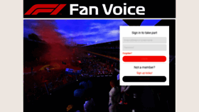 What F1fanvoice.com website looked like in 2020 (4 years ago)