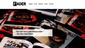 What Fadermedia.com website looked like in 2020 (4 years ago)