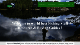 What Fishingstaff.com website looked like in 2020 (4 years ago)