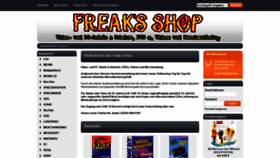 What Freaksshop.de website looked like in 2020 (4 years ago)