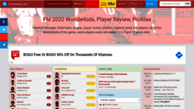 What Fmdataba.com website looked like in 2020 (4 years ago)