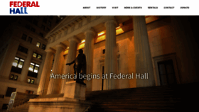 What Federalhall.org website looked like in 2020 (4 years ago)