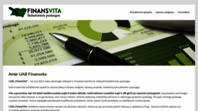What Finansvita.lt website looked like in 2020 (4 years ago)
