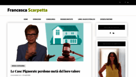 What Francescascarpetta.it website looked like in 2020 (4 years ago)