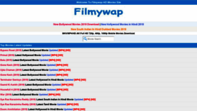 What Filmywap.world website looked like in 2020 (4 years ago)