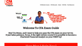 What Financialanalystexamguide.com website looked like in 2020 (4 years ago)