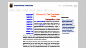 What Freeonlinetextbooks.net website looked like in 2020 (4 years ago)