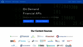 What Financialcontent.com website looked like in 2020 (4 years ago)