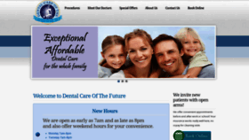 What Futuredental.com website looked like in 2020 (4 years ago)