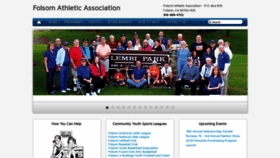 What Folsomathleticassociation.org website looked like in 2020 (6 years ago)