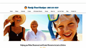 What Familytravelboutique.com website looked like in 2020 (5 years ago)