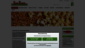 What Funfood-online.de website looked like in 2020 (4 years ago)