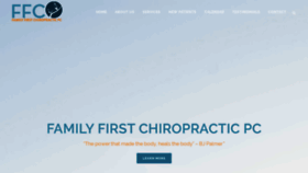 What Familyfirstchiropracticpc.com website looked like in 2020 (4 years ago)