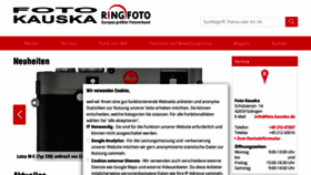 What Foto-kauska.de website looked like in 2020 (4 years ago)