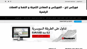 What Forexting.com website looked like in 2020 (6 years ago)