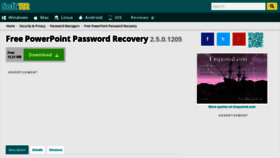 What Free-powerpoint-password-recovery.soft112.com website looked like in 2020 (4 years ago)