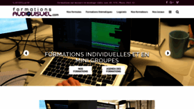 What Formations-audiovisuel.com website looked like in 2020 (4 years ago)