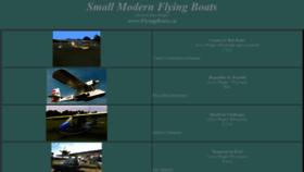 What Flyingboats.ca website looked like in 2020 (4 years ago)
