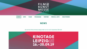 What Filmkunstmesse.de website looked like in 2020 (4 years ago)