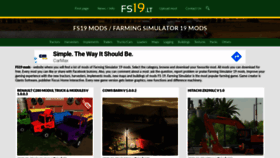 What Fs19.lt website looked like in 2020 (4 years ago)