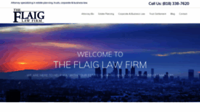 What Flaiglawfirm.com website looked like in 2020 (4 years ago)