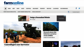 What Farmonline.com.au website looked like in 2020 (4 years ago)