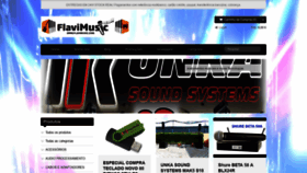 What Flavimusic.com website looked like in 2020 (4 years ago)