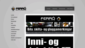 What Ferroskilti.is website looked like in 2020 (4 years ago)