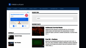 What Freetoplay.cz website looked like in 2020 (4 years ago)