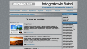What Fotografowieslubni.eu website looked like in 2020 (4 years ago)