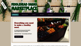 What Fiddleheadfarmsmarket.com website looked like in 2020 (4 years ago)