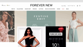 What Forevernew.co.in website looked like in 2020 (4 years ago)